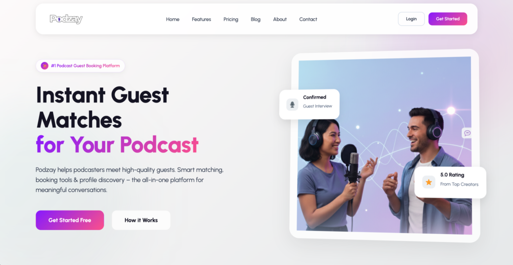 Podcast Guest Booking